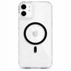 Protector iPhone 16 Plus Funda Clear Shine MagSafe Negro