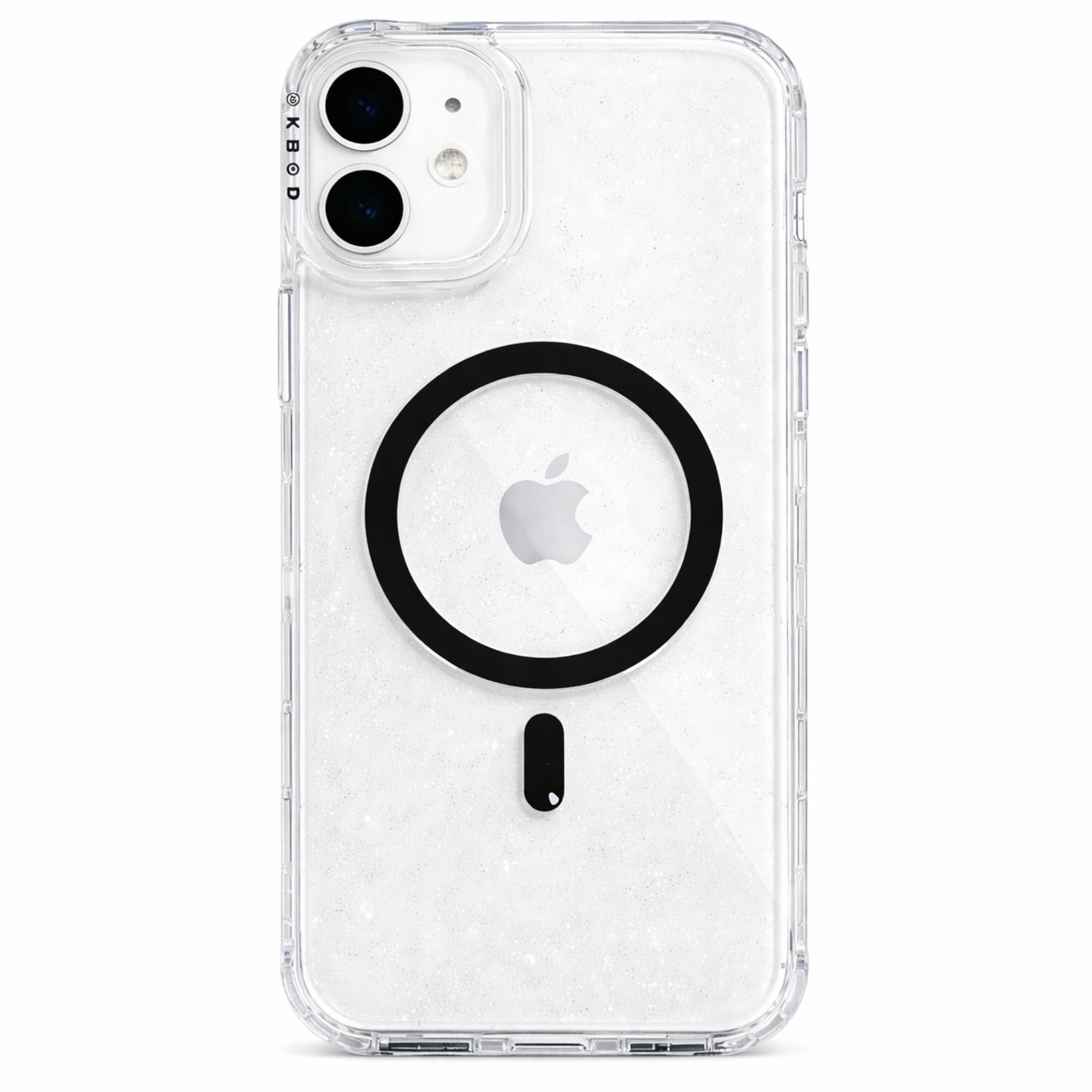 Protector iPhone 16 Plus Funda Clear Shine MagSafe Negro
