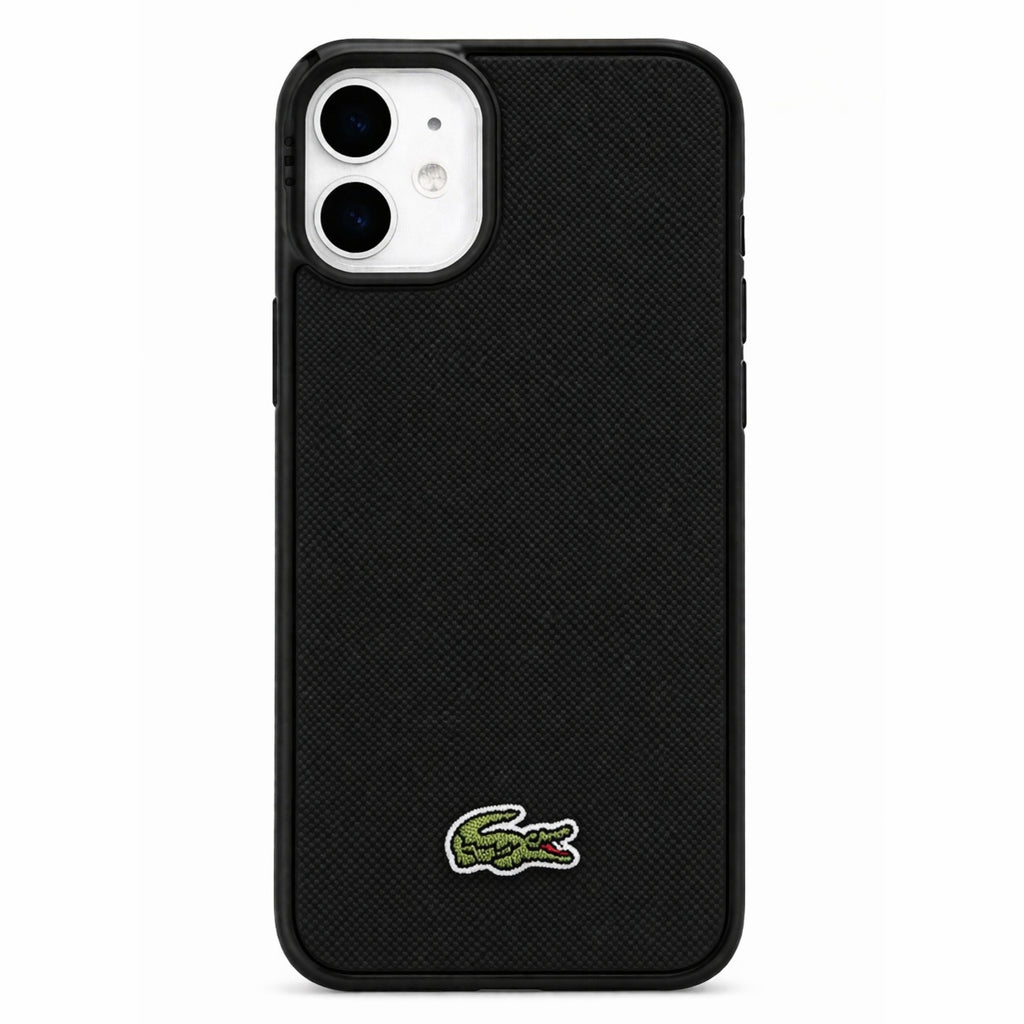 Protector iPhone 16 Plus LACOSTE Iconic Negro