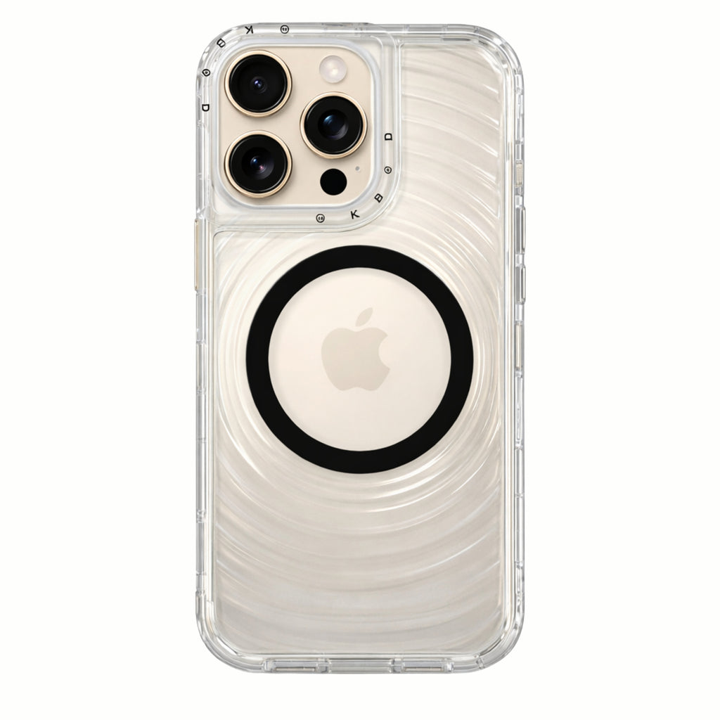 Protector iPhone 16 Pro Max 3 en 1 Ondas Transparente