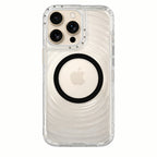 Protector iPhone 16 Pro Max 3 en 1 Ondas Transparente