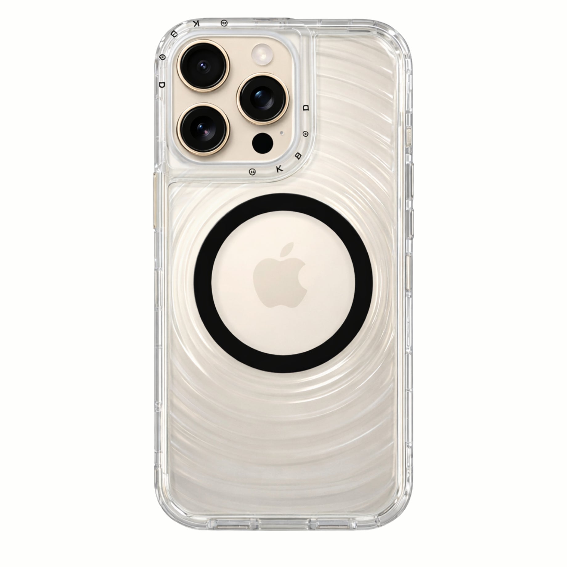 Protector iPhone 16 Pro Max 3 en 1 Ondas Transparente