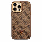 Protector iPhone 16 Pro max GUESS Triangle Cafe