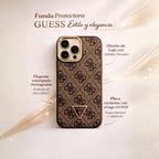 Protector iPhone 16 Pro max GUESS Triangle Cafe