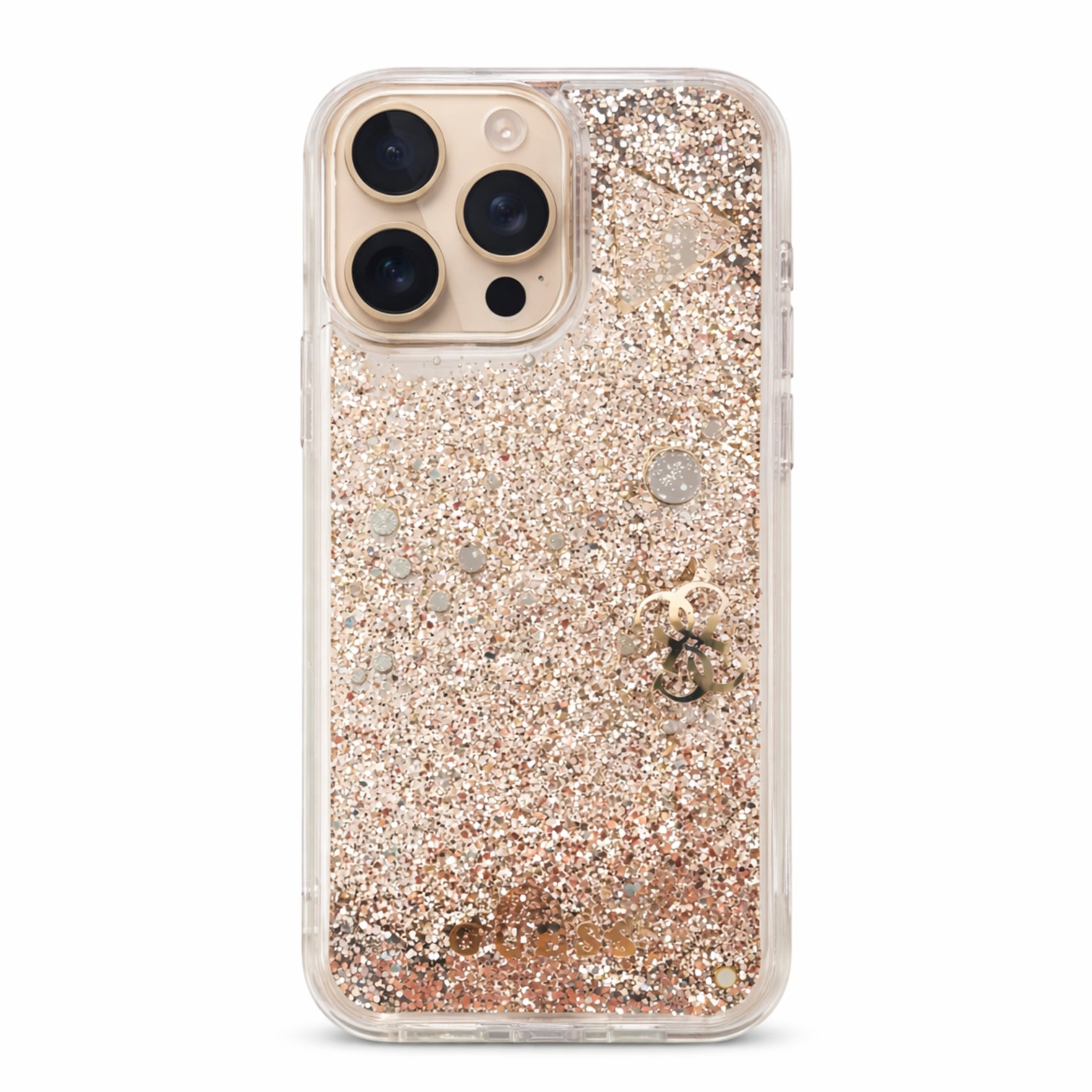 Protector iPhone 16 Pro Max GUESS Liquid Glitter
