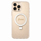 Protector iPhone 16 Pro Max GUESS Metal Stand Magsafe