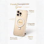 Protector iPhone 16 Pro Max GUESS Metal Stand Magsafe