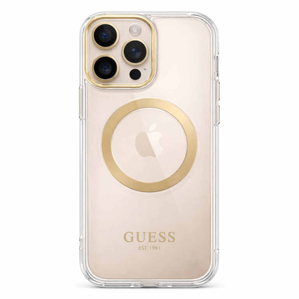 Protector iPhone 16 Pro Max GUESS Outline