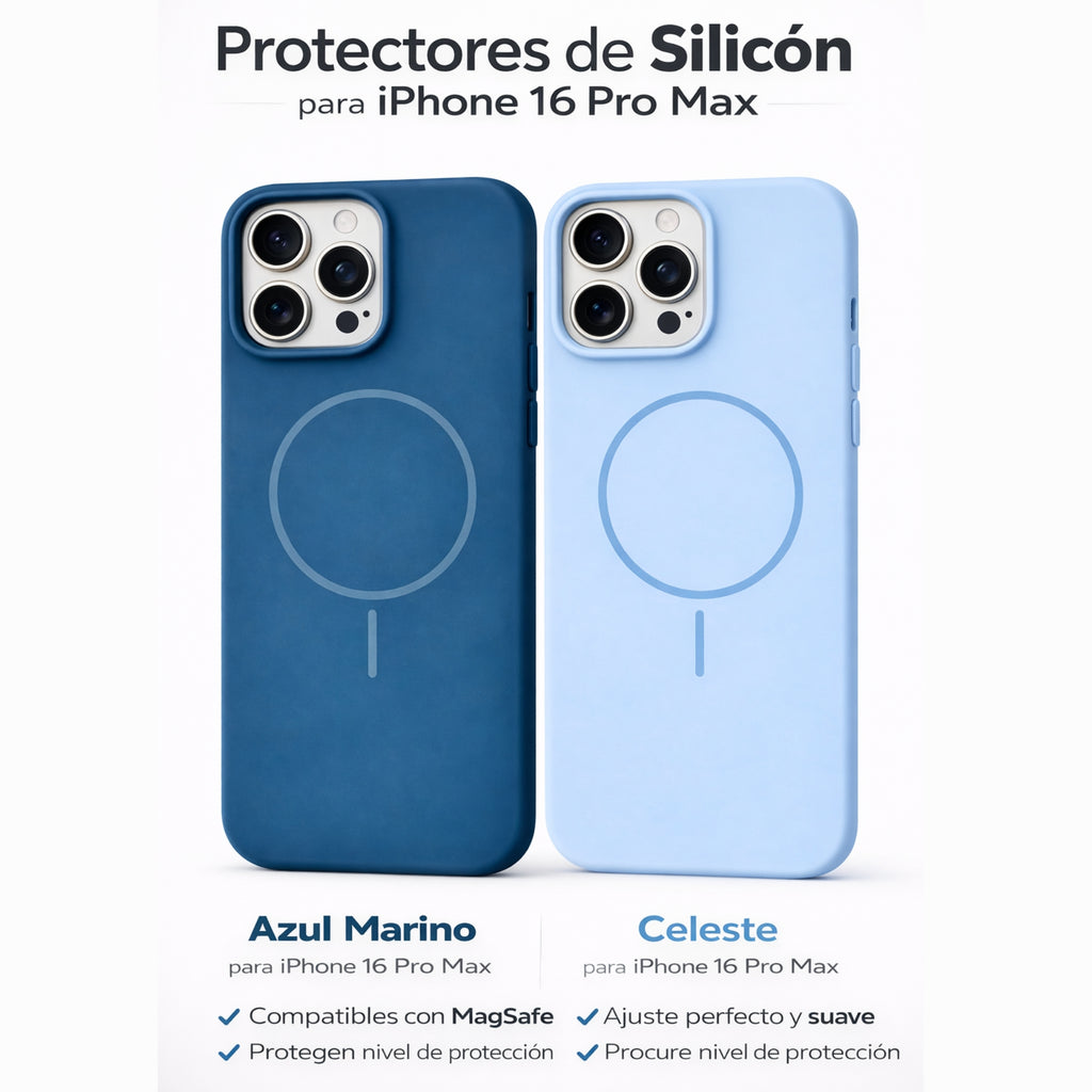 Protector iPhone 16 Pro Max Silicon Magsafe