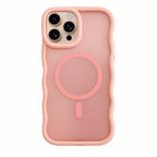 Protector iPhone 16 Pro Max VIBRATIONS Magsafe Rosa