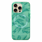 Protector iPhone 16 Pro LACOSTE Alligator Verde