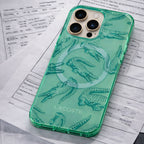 Protector iPhone 16 Pro LACOSTE Alligator Verde