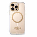 Protector iPhone 16 Pro GUESS Outline Gold