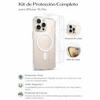 Protector iPhone 16 Pro Magsafe Transparente Con Protector de Camaras