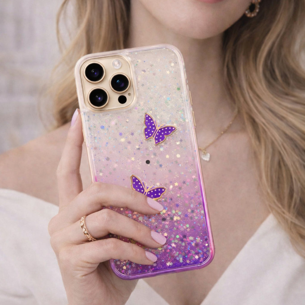 Protectores iPhone 16 Pro Diseño de Mariposas