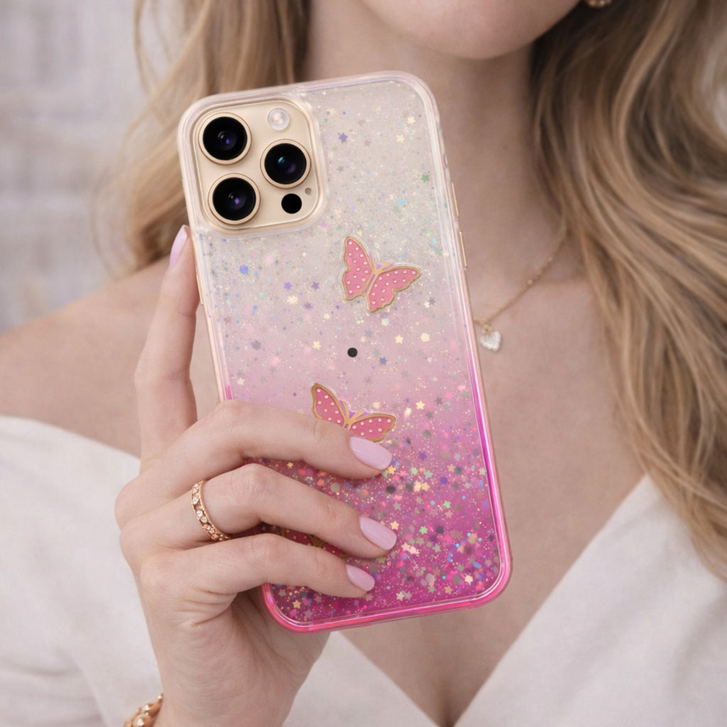 Protectores iPhone 16 Pro Diseño de Mariposas