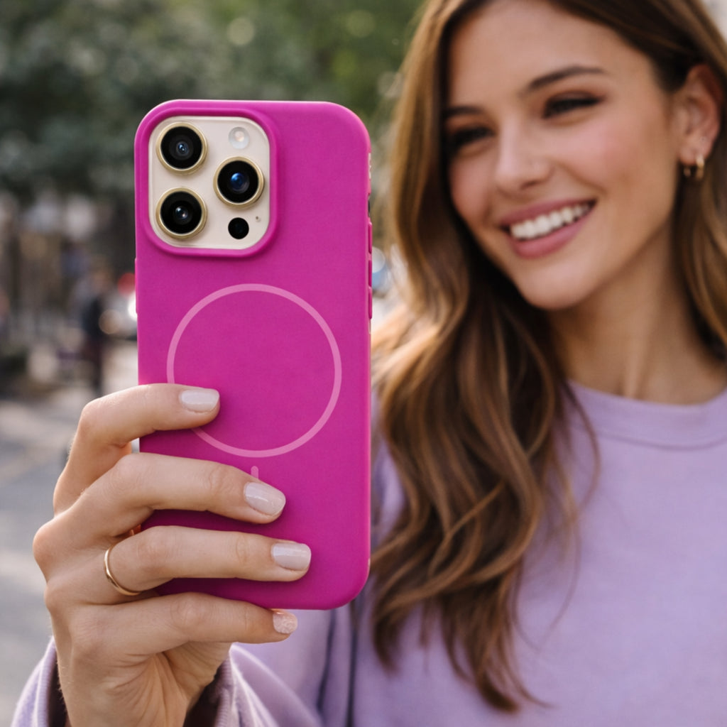 Protectores iPhone 16 Pro Silicon Magsafe