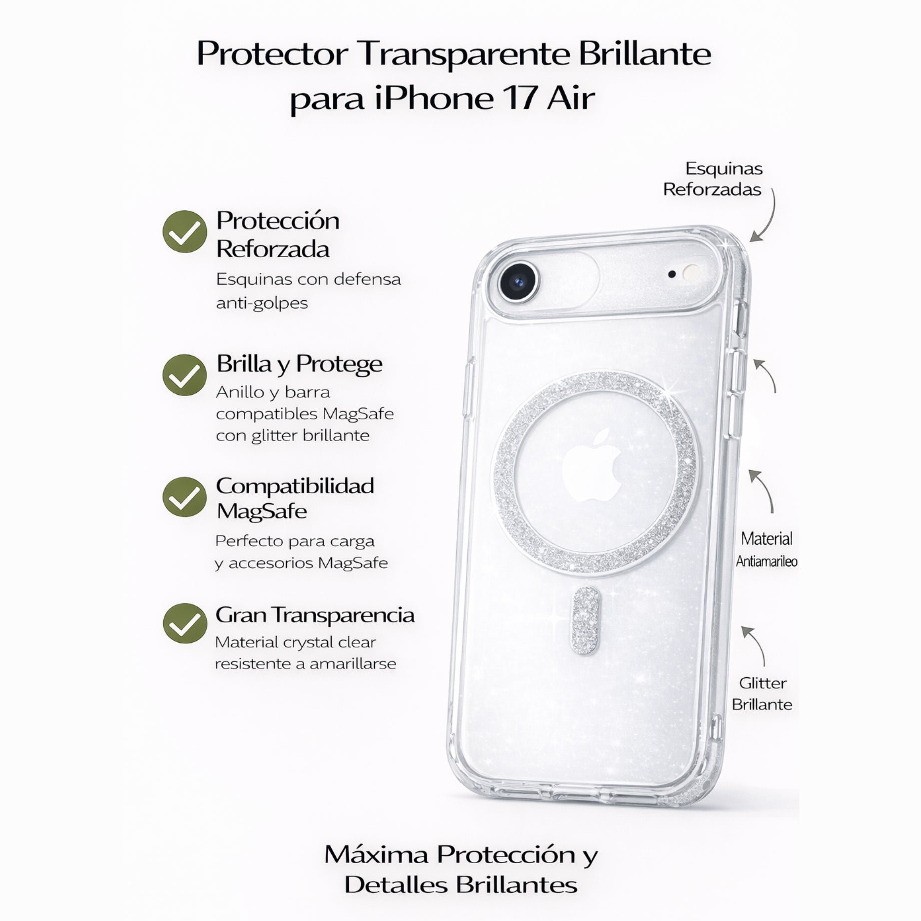 Protector iPhone 17 Air BRIGHT