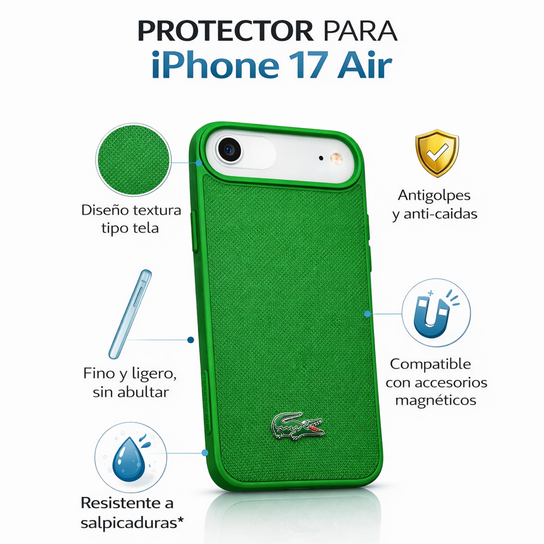 Protector iPhone 17 Air LACOSTE Iconic