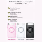 Protector iPhone 17 Air Magsafe Brillos con Soporte en Camara