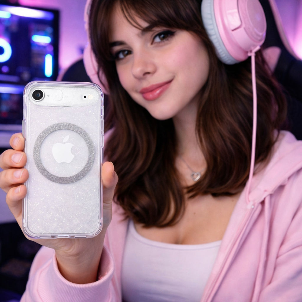 Protector iPhone 17 Air Magsafe Brillos con Soporte en Camara