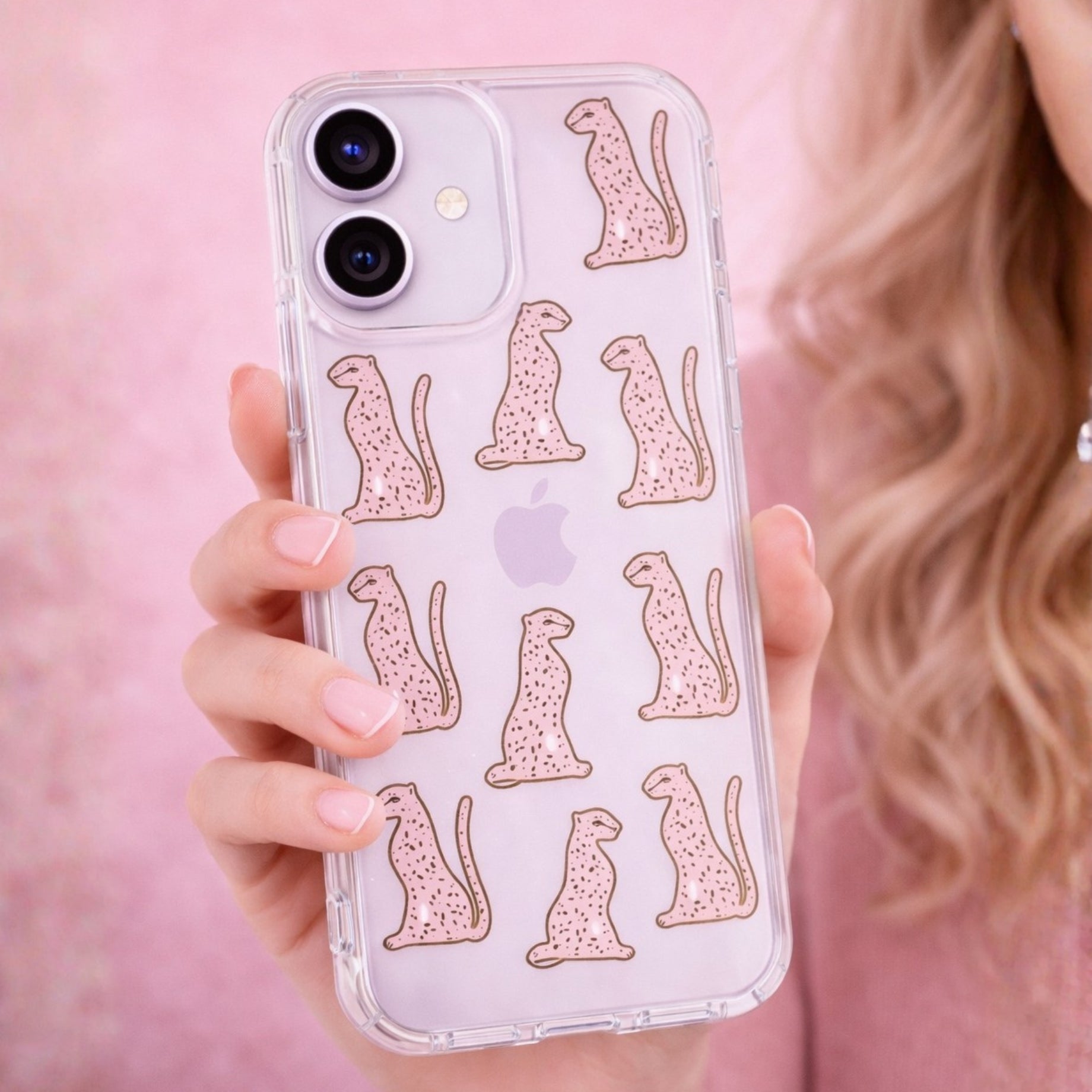 Protector iPhone 17 Diseños Cerezas y Jaguar