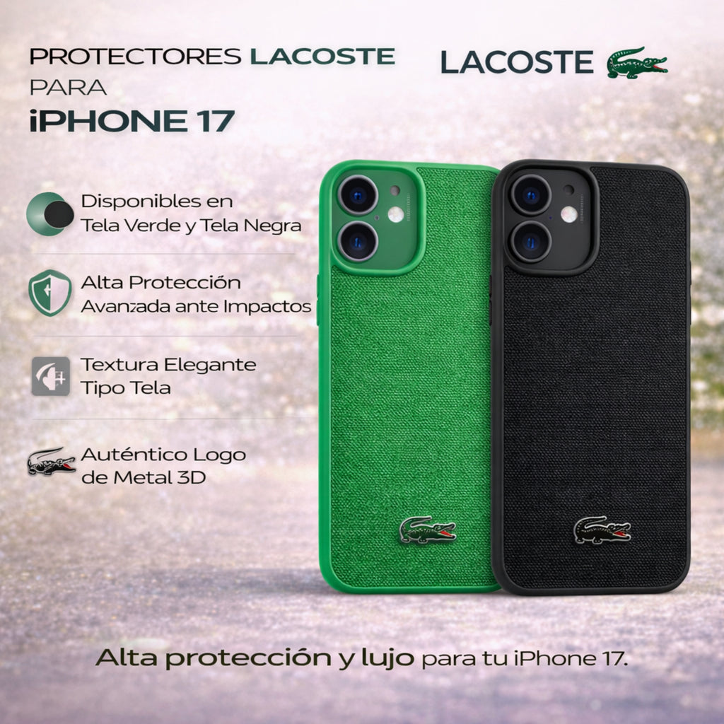 Protector iPhone 17 LACOSTE Iconic