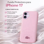 Protector iPhone 17 Lacoste Rosa Magsafe