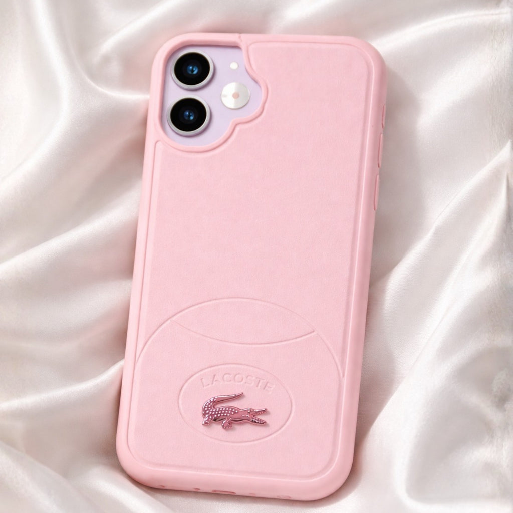 Protector iPhone 17 Lacoste Rosa Magsafe