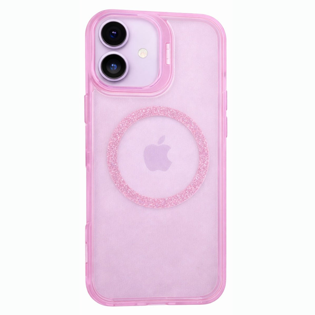 Protector iPhone 17 Magsafe Brillos Con Soporte