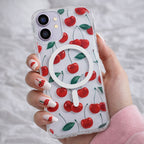 Protector iPhone 17 Diseño Magsafe Cerezas