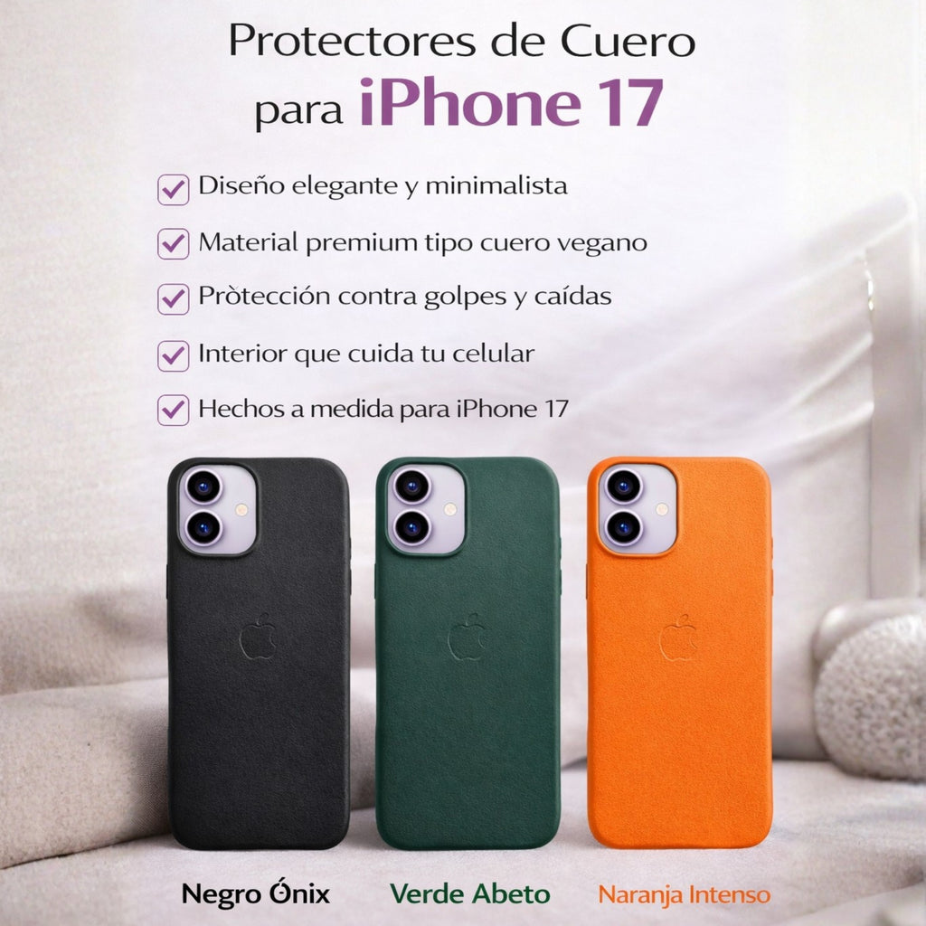 Protector iPhone 17 Magsafe Piel
