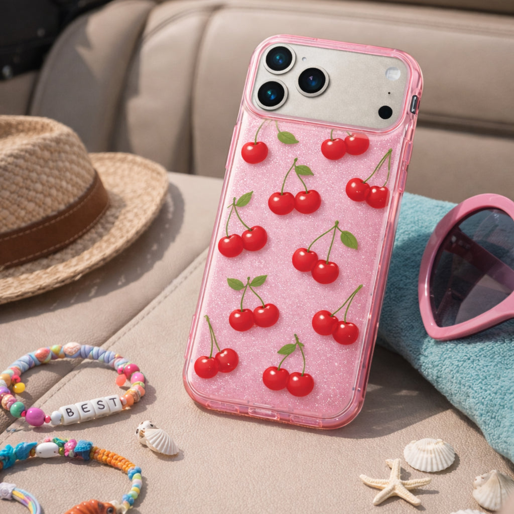 Protector iPhone 17 Pro Cerezas