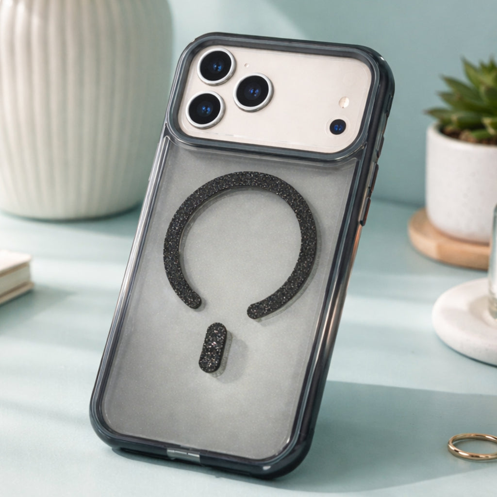 Protector iPhone 17 Pro KBOD Magsafe Brillos Negro