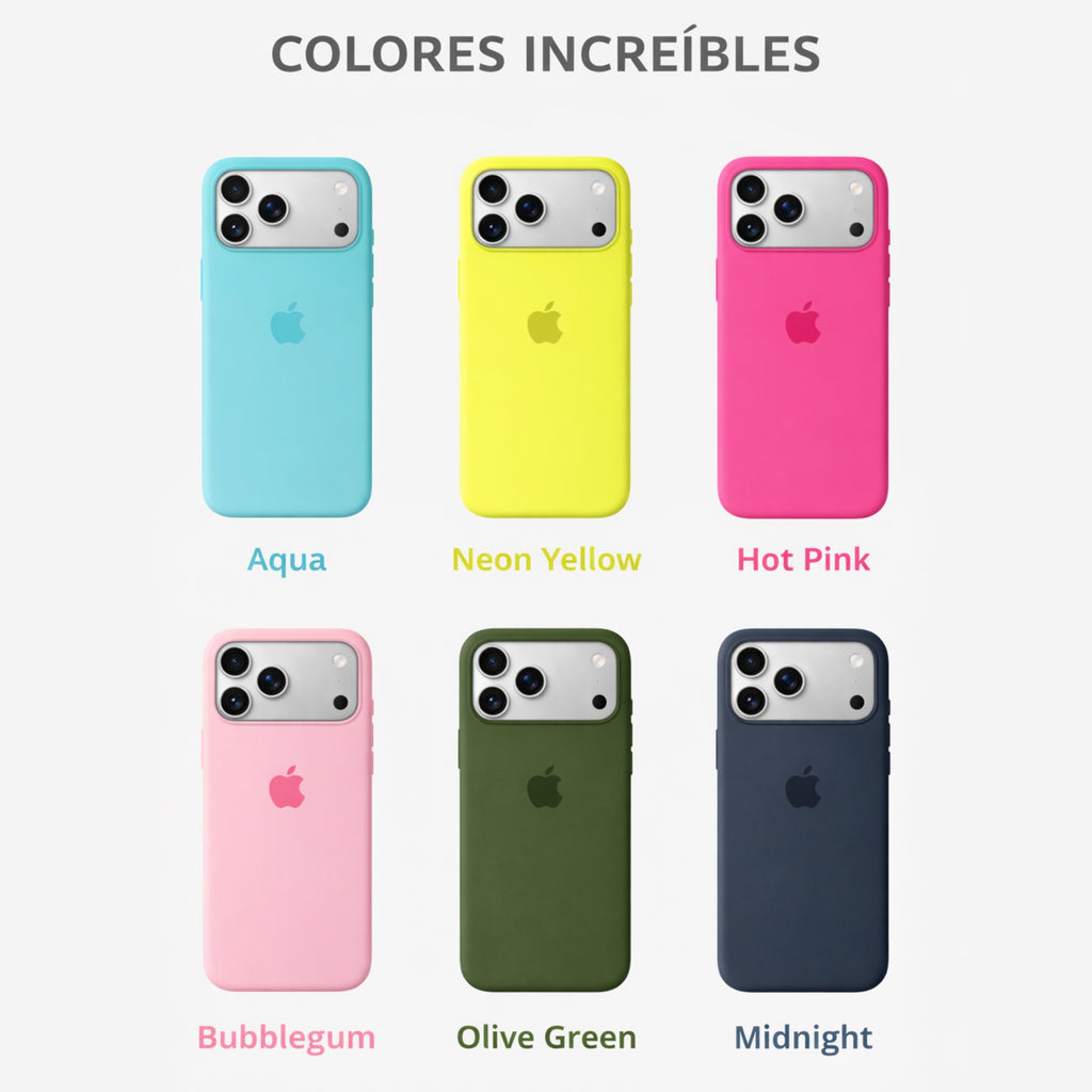 Protectores iPhone 17 Pro Silicon