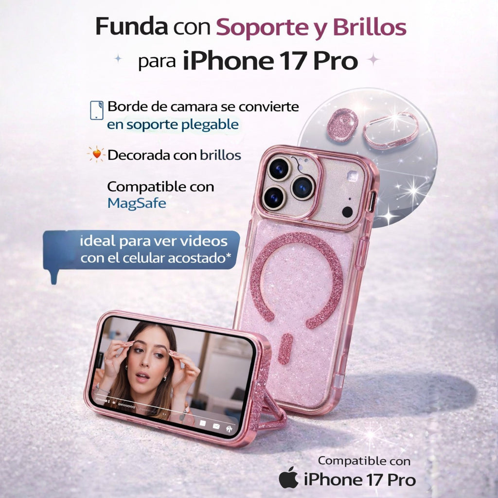 Protector iPhone 17 Pro Magsafe Brillos