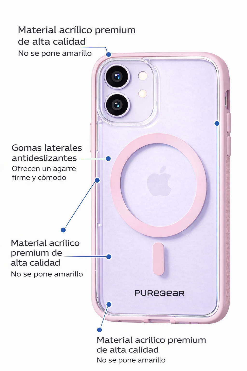 Protector iPhone 17 Dualtek Air