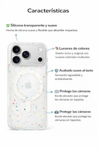Protector iPhone 17 Pro Max Magsafe Lunares de Colores