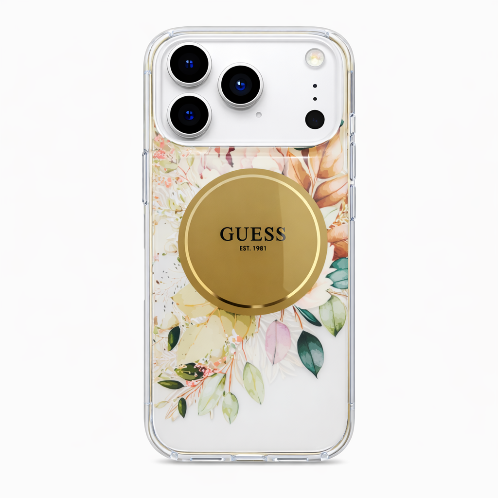 Protector iPhone 17 Pro GUESS Magsafe Flores