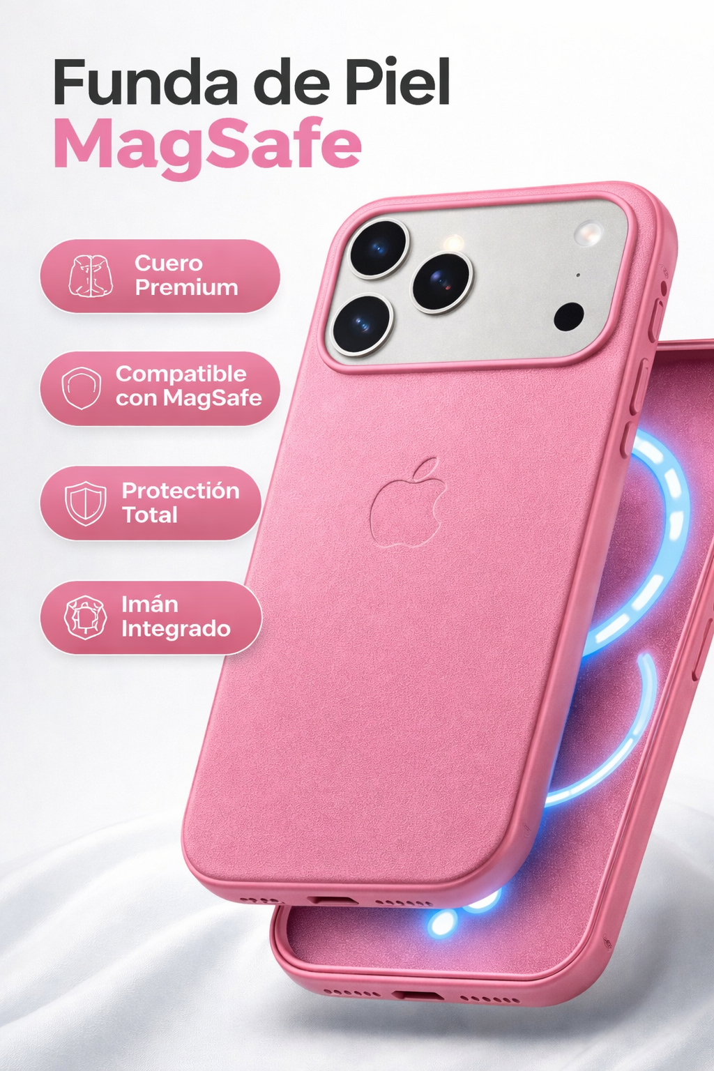 Protector IPhone 17 Pro Max Magsafe Piel
