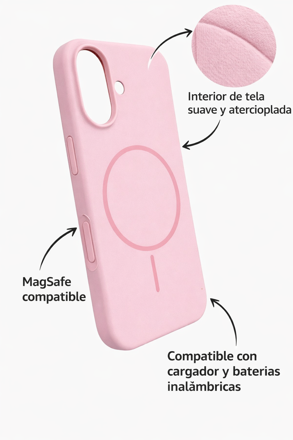 Protectores iPhone 17 Magsafe Silicon