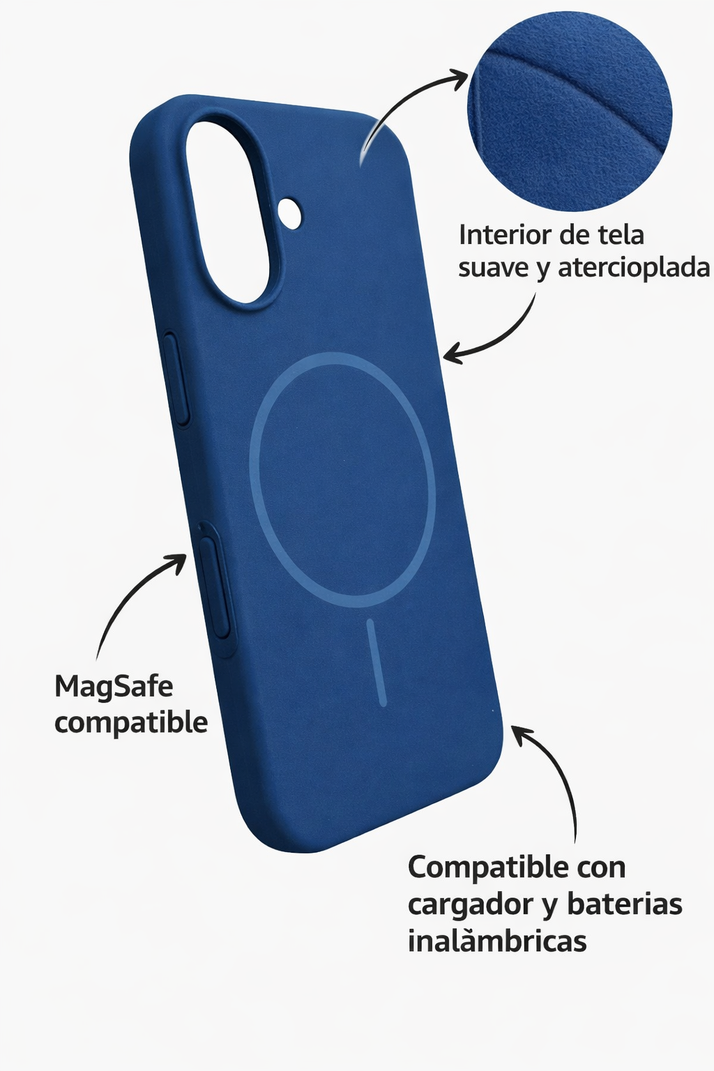 Protectores iPhone 17 Magsafe Silicon