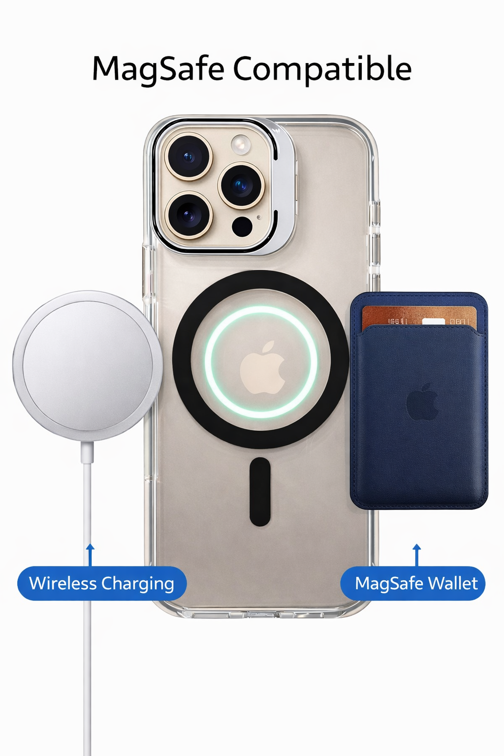 Protector iPhone 16 Pro Magsafe con Soporte