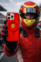 Protector iPhone 14 Pro Max FERRARI Translucent Magsafe