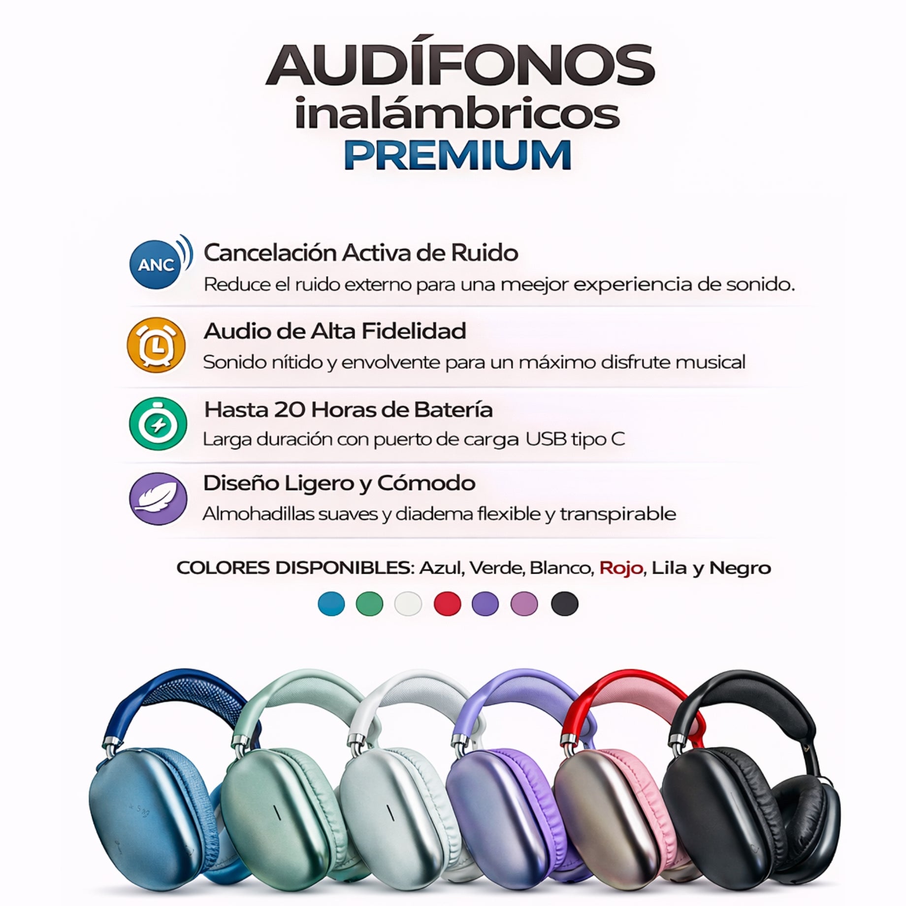Audifonos AIR MAX Inalambricos