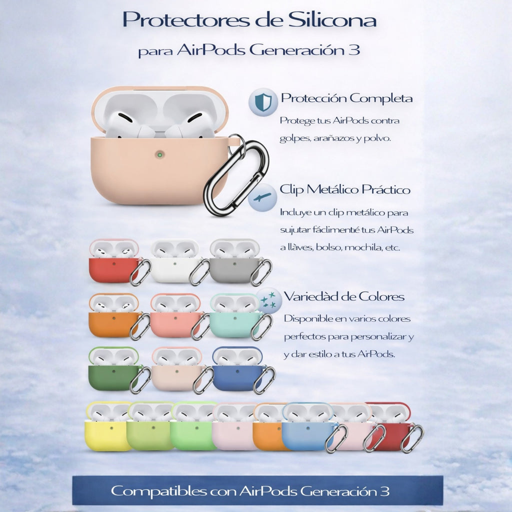 Protectores Airpods 3 Silicon