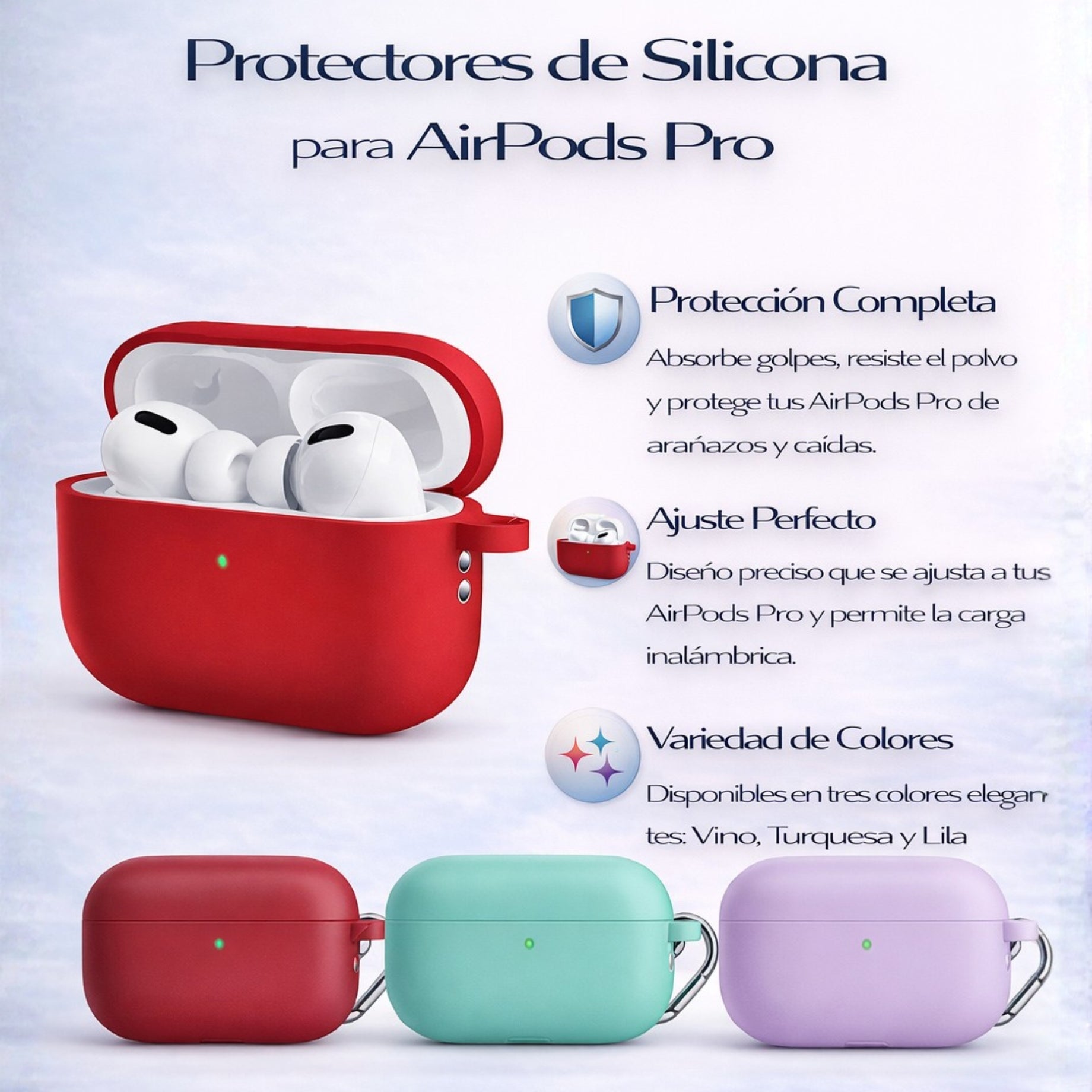 Protectores AirPods Pro Silicon
