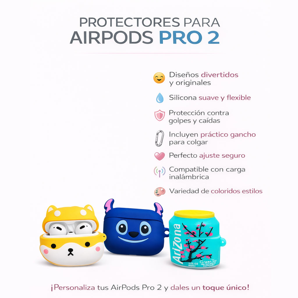 Protectores AirPods Pro 2 Diseños