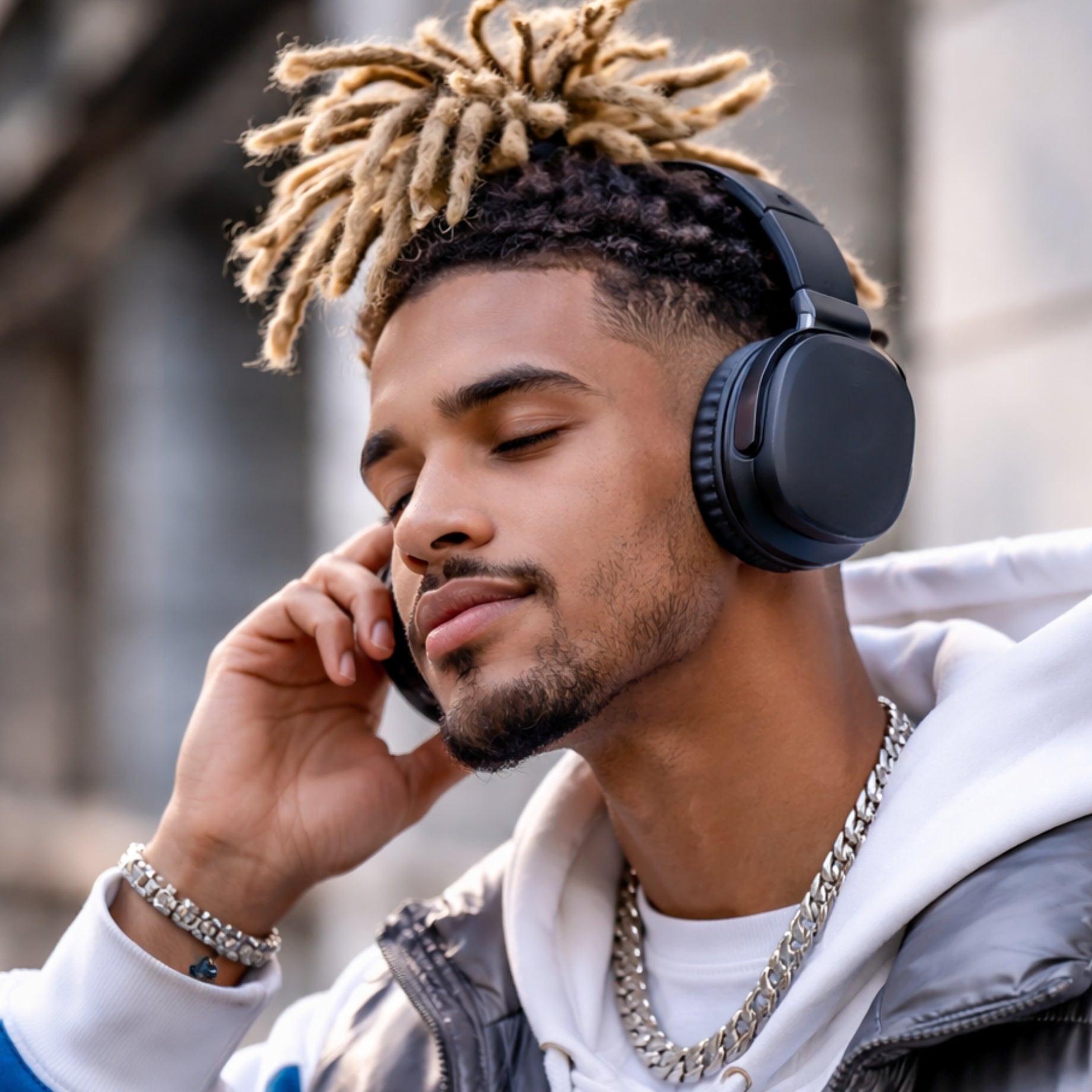 Audifonos Inalámbricos 100 horas Negros Ajustables