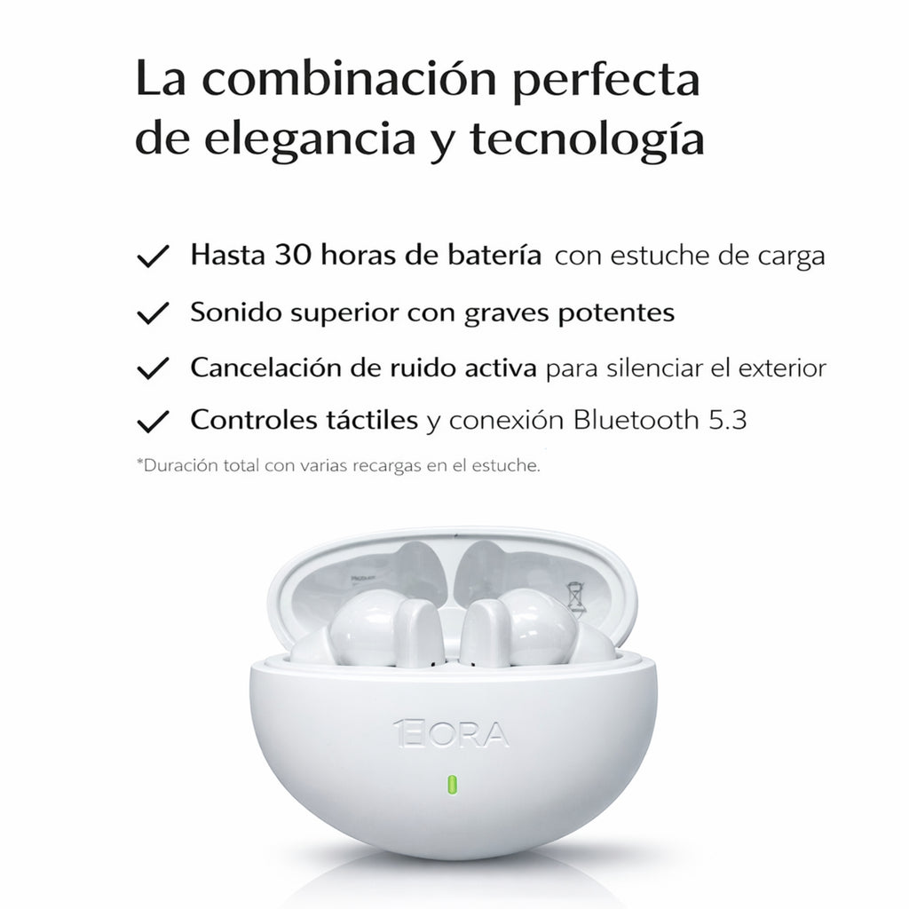 Audifonos Inalámbricos FRESH Pods Blancos